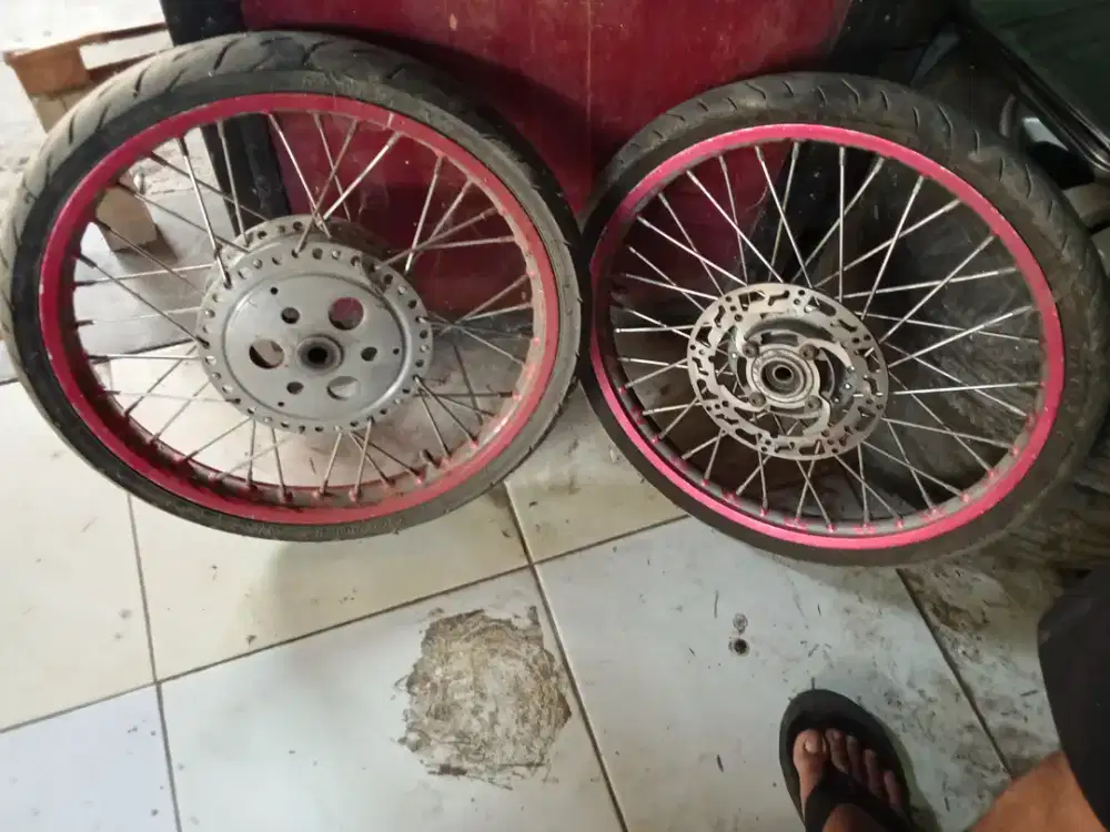 VELG MIO R17 + BAN (SIAP PAKAI)