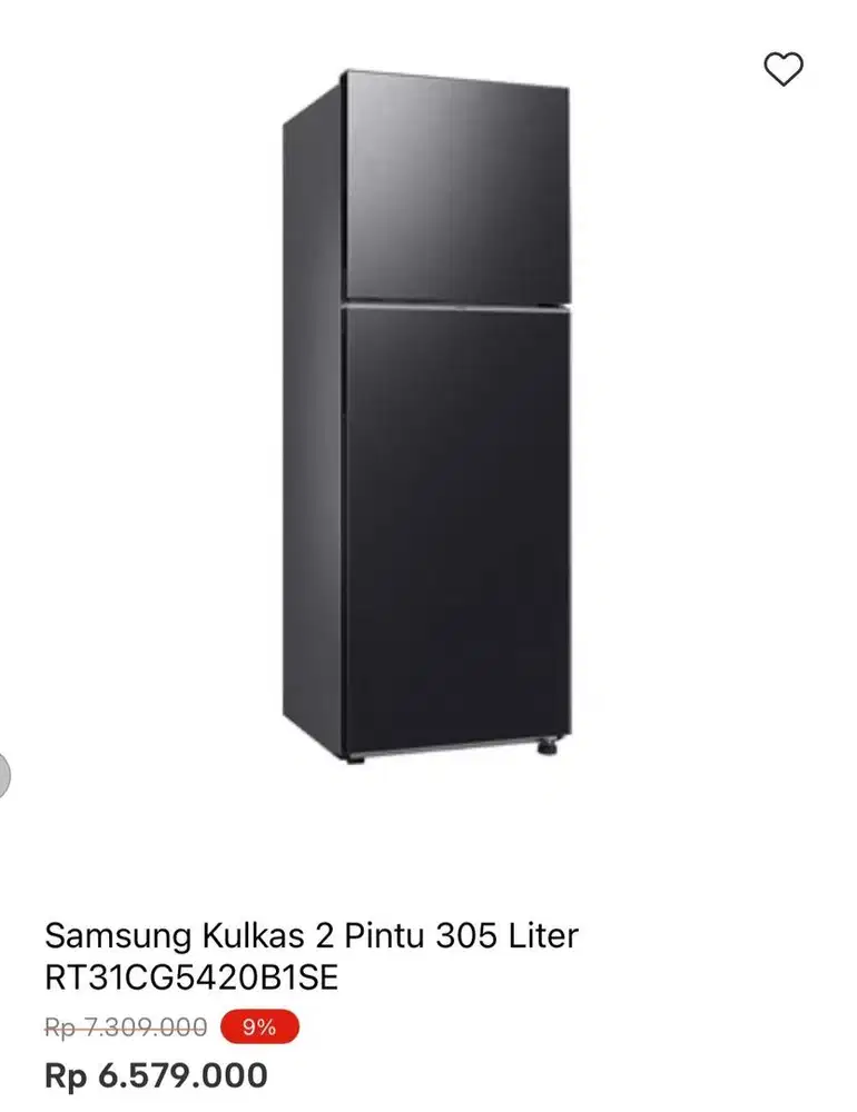 KULKAS SAMSUNG 2 PINTU 305liter
