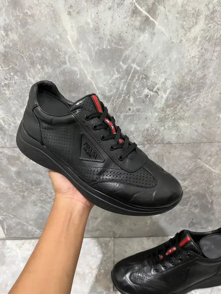 Sepatu Prada Original sneakers casual not gucci louis vuitton bally lv