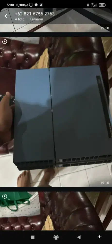 Di jual ps 4 kondisi 89% stik satu kaset satu  fat  500 gb. Dus ada