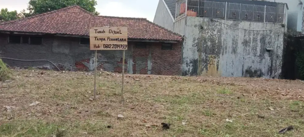 Dijual Tanah Kavling  turun harga jadi 4,85 juta/m². Lebar muka 32,3 m