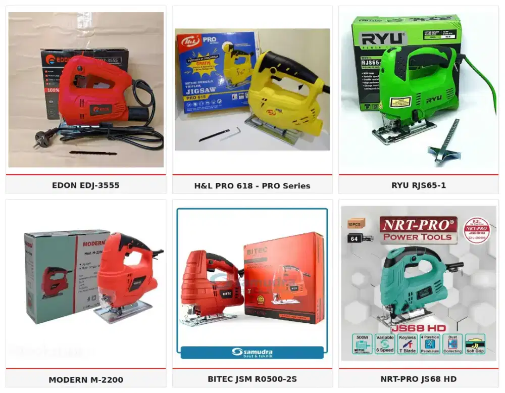 Mesin Jigsaw Variable Gergaji Potong Kayu KODENKI RYU MODERN MAKITA