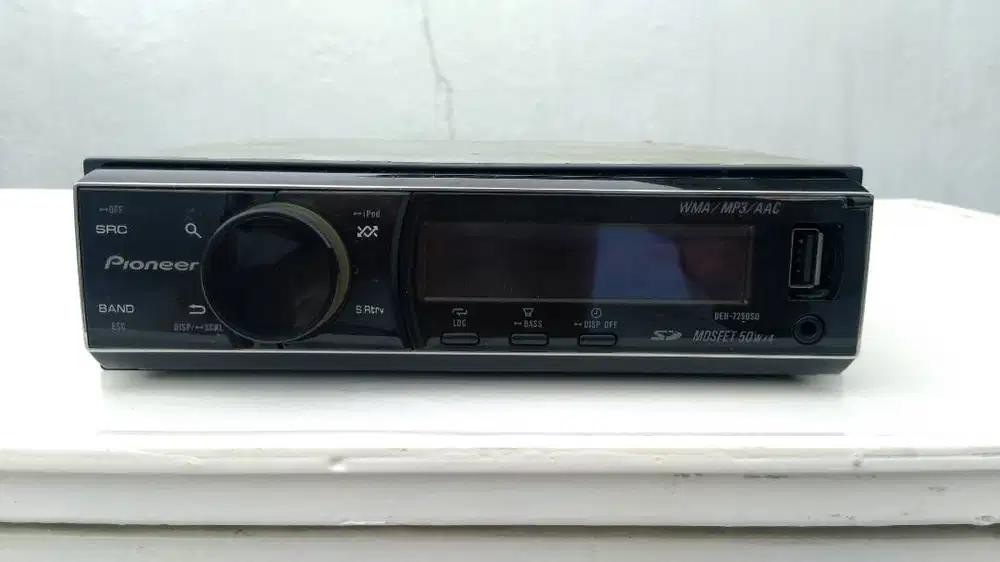 Head Unit Music Player Tape Mobil Pioneer Single Din Speaker