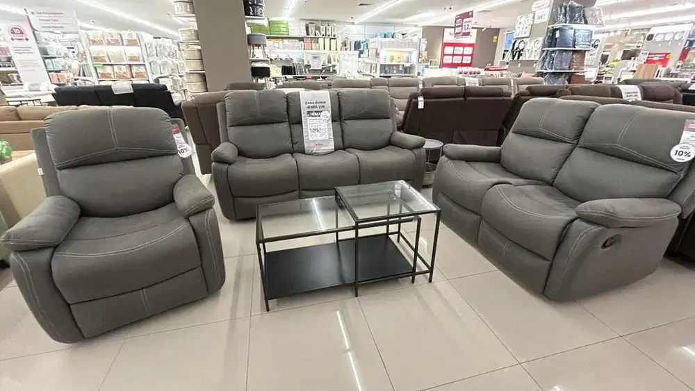 SET SOFA RECLINER LEXUS 1+2+3 Seater