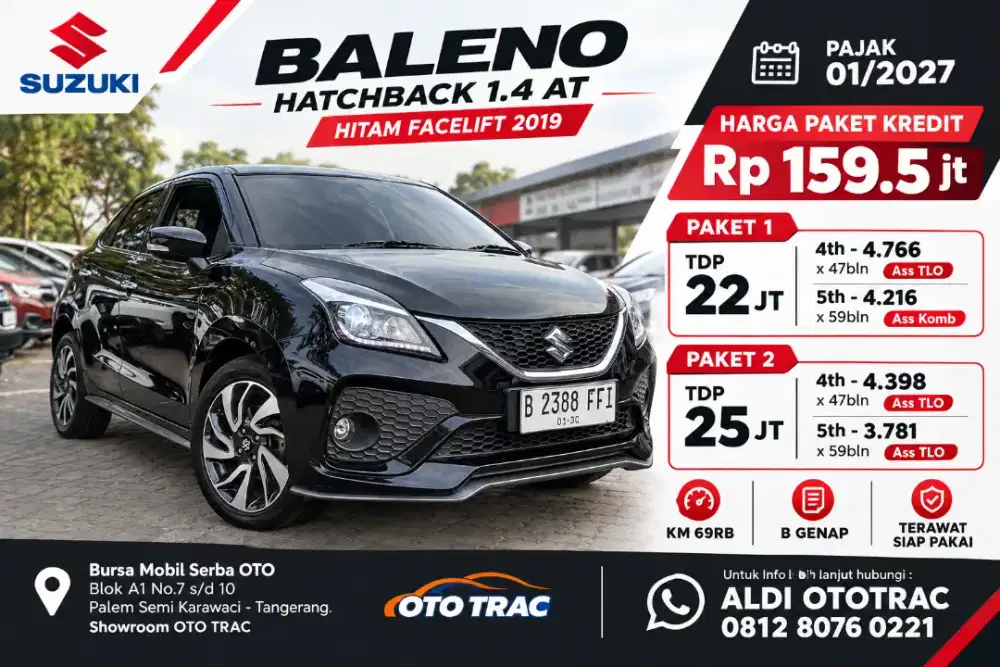 TERMURAH ‼️ SUZUKI BALENO HB 1.4 AT FACELIFT 2019