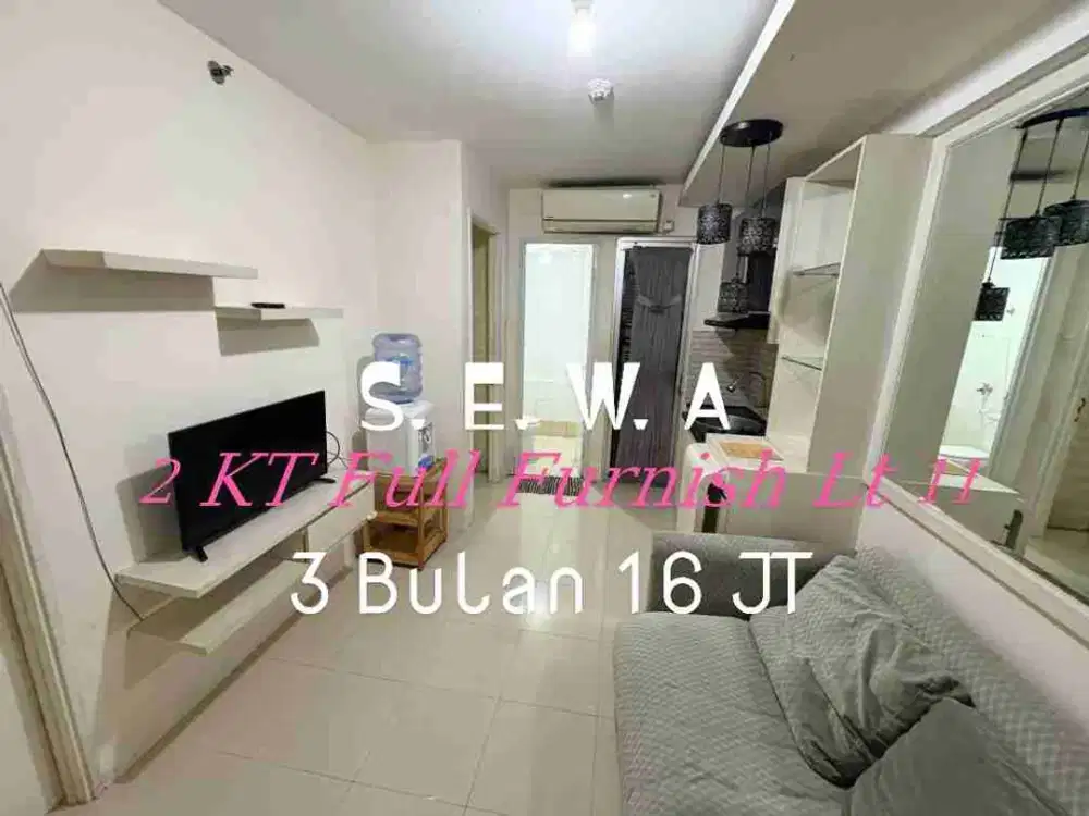 SEWA Min 3 bln Apart 2KT Full Furnish Twr Dahlia Bassura City