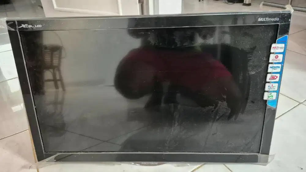 Tv LED Polytron 24 Inch analog Bekas Mulus