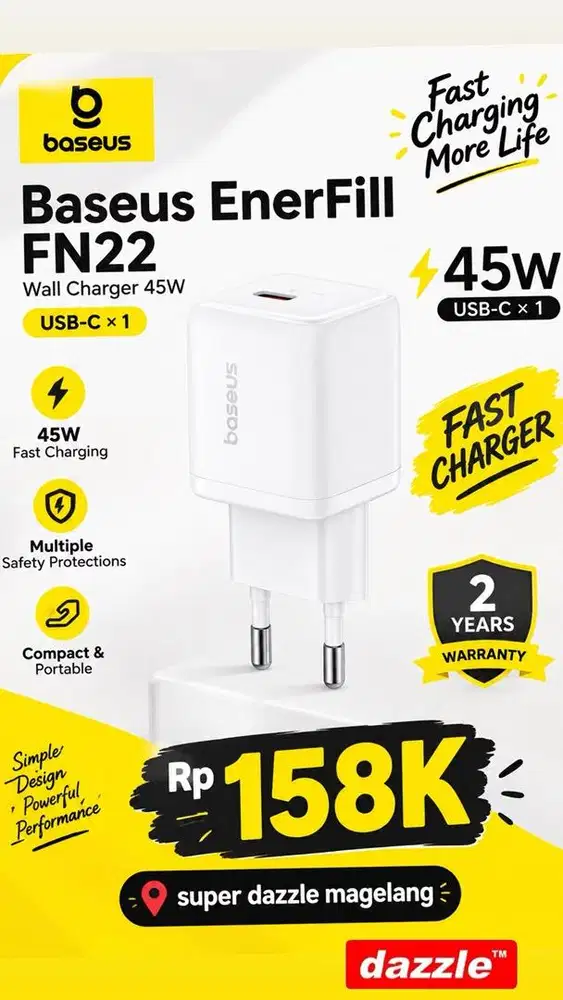 Tc baseus enerfill fn22 45 watt white