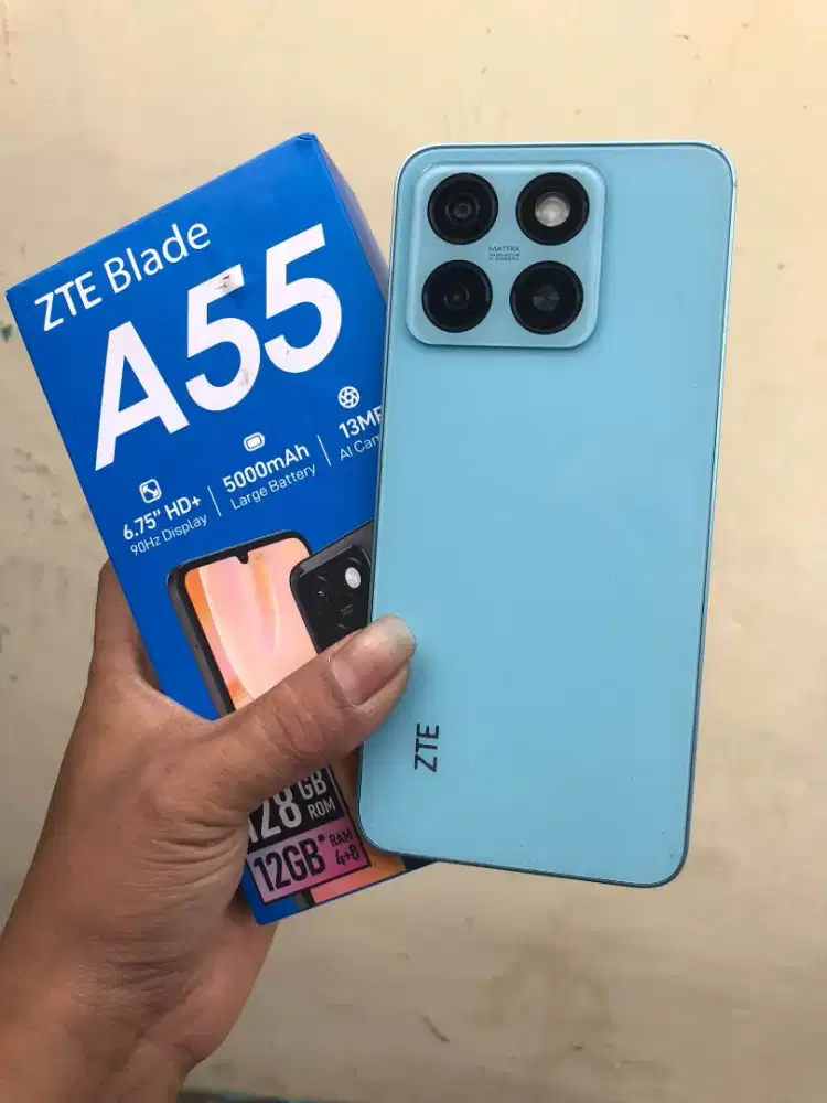 ZTE BLADE A55 RAM 12GB ( 4+8GB ) INTERNAL 128GB