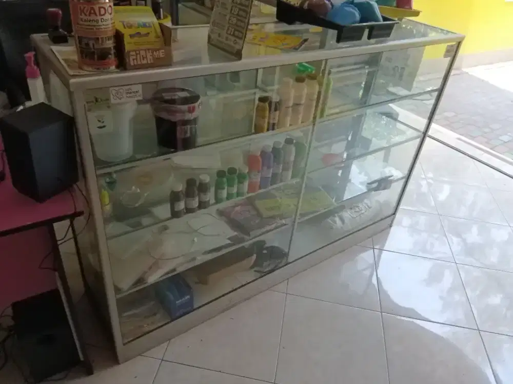Jual Etalase 1.5 Meter Untuk Jualan dll