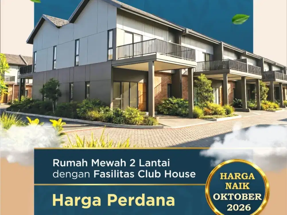 Jual Rumah Baru Di Serpong Lakeville Cisauk Dekat Akses Toll BSD