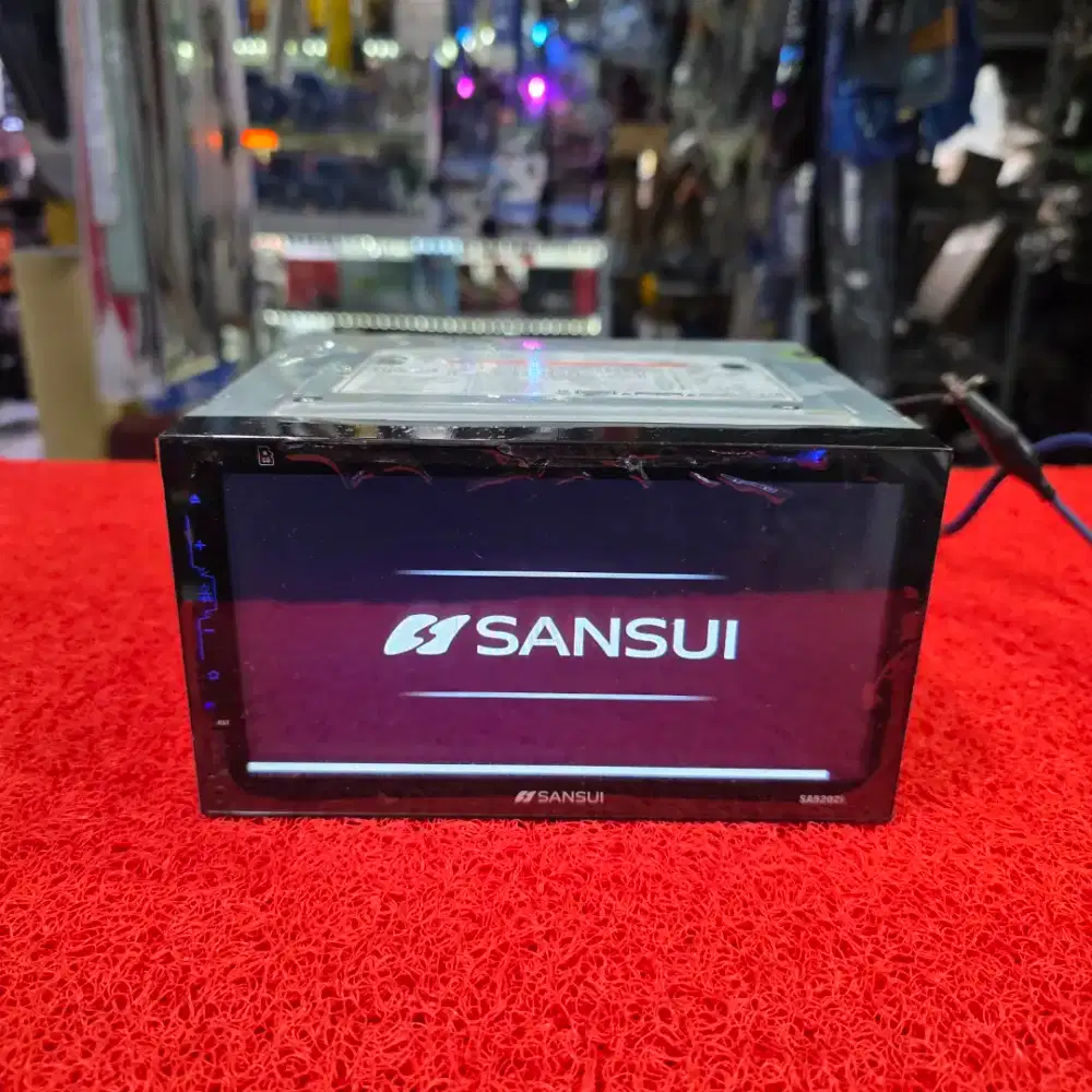 Head Unit SANSUI SA-5202i TOKYO Full Glass Bluetooth USB CD Aux Radio