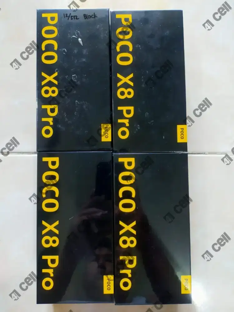 Poco X8 pro ram 12/512 100% baru Termurah