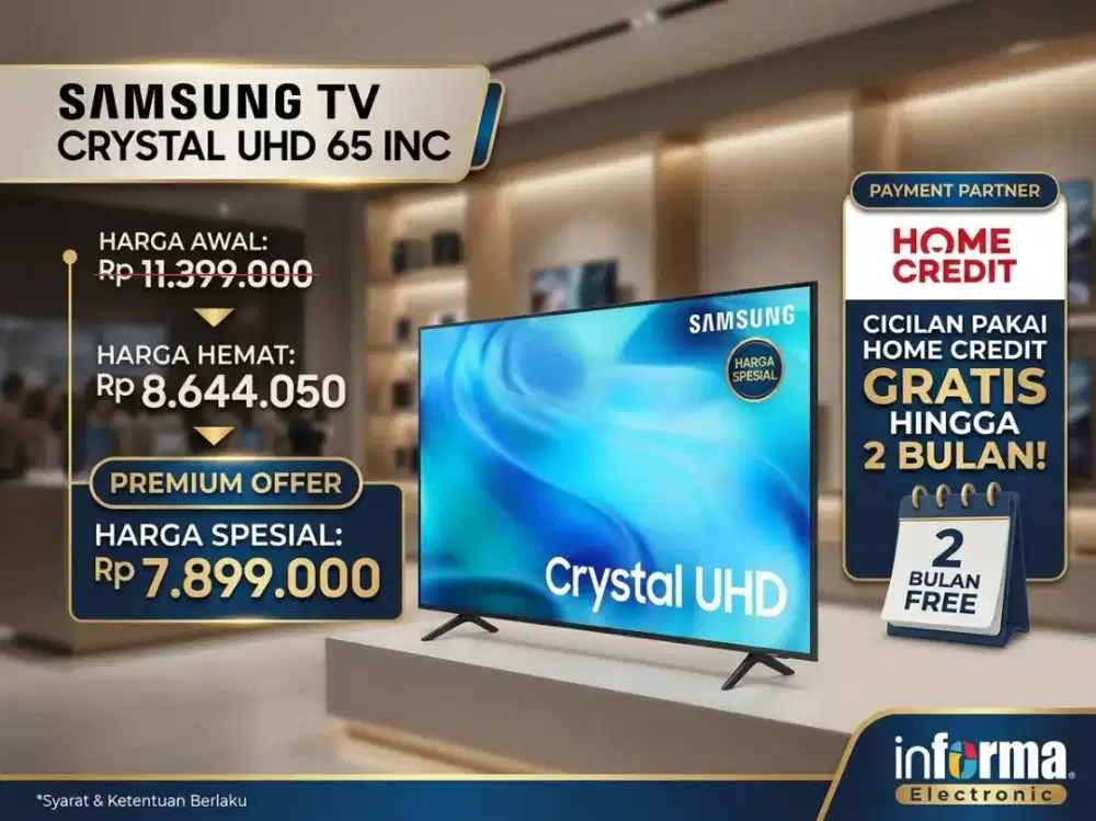 Promo tv 65 inc samsung smart tv