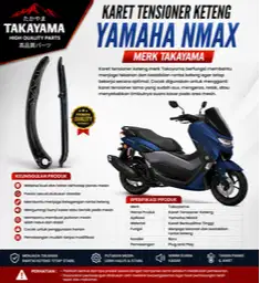 Karet Part Yamaha NMAX Merk Takayama
