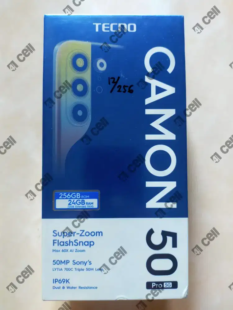 Tecno camon 50 ram 12+12/256 100% baru Termurah