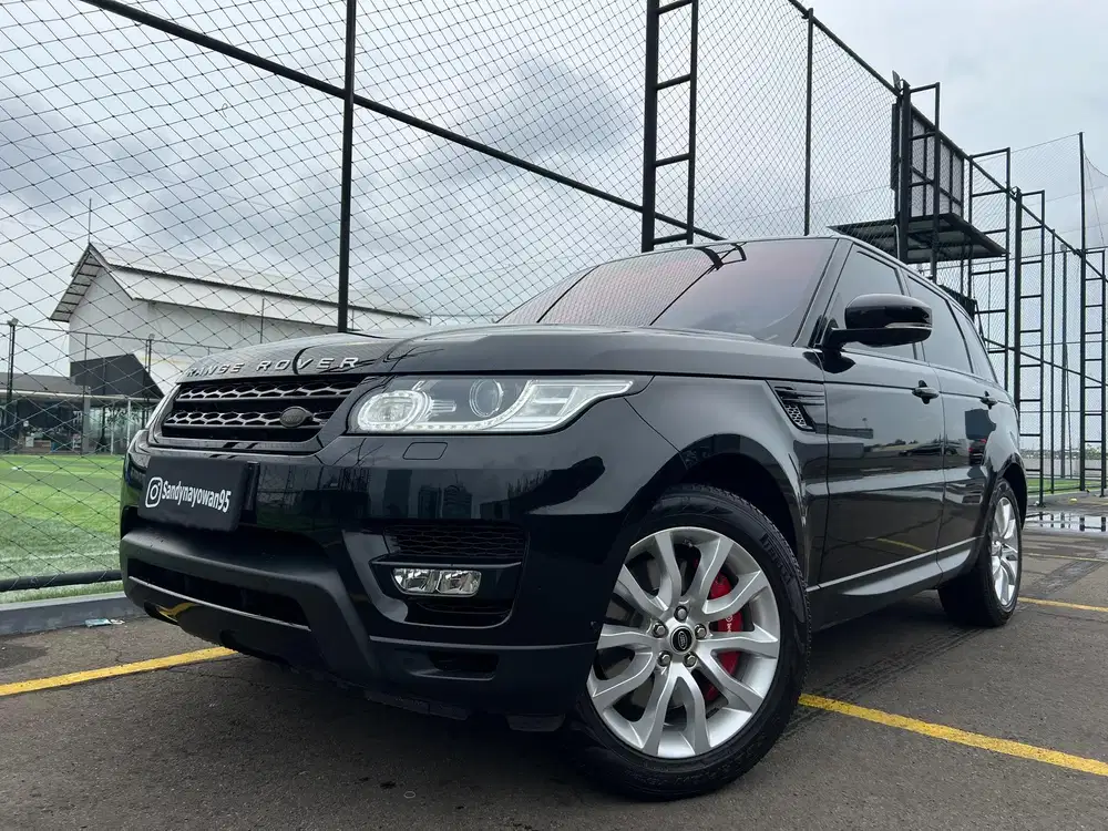 KM.34.000 RANGE ROVER SPORT DIESEL 2013/2014 BLACK TDP100JT LANGKA