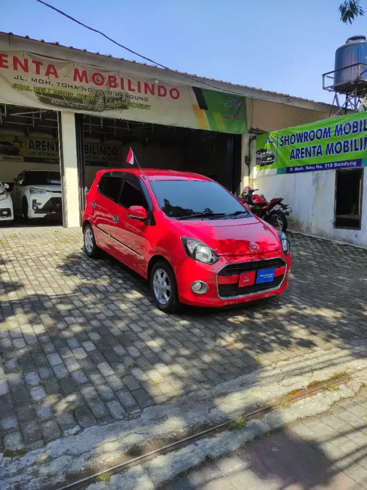 Ayla 1.0 X 2016 Km 49 rb manual seperti baru