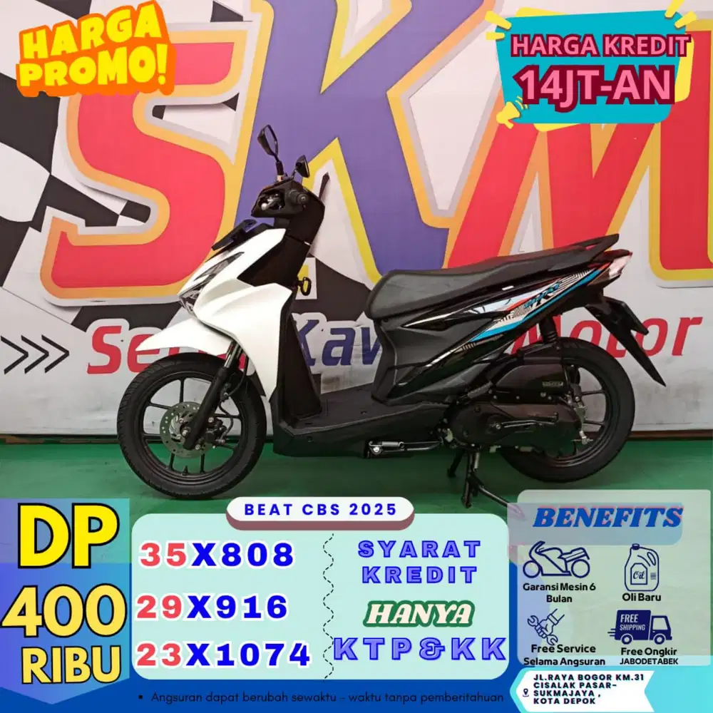 (DP hanya 400 lngsng gass) beat 2025 cash credg
