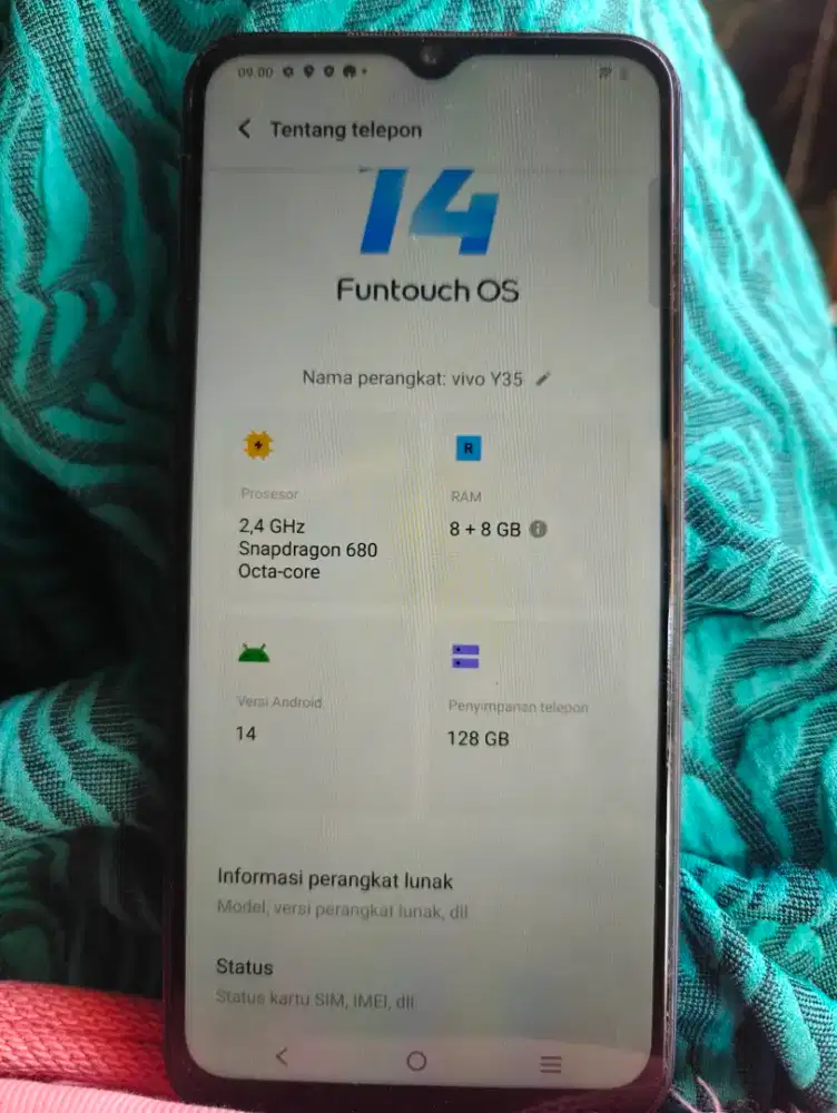 vivo y35 ram 8/128