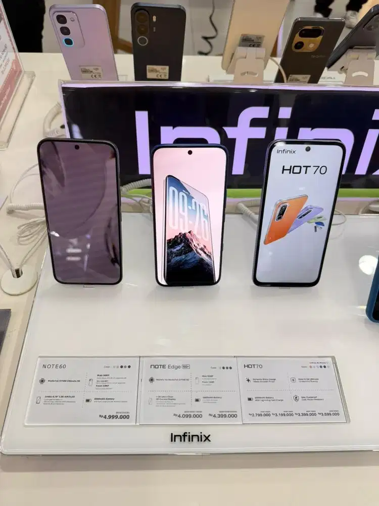 Infinix Note 60 / Note Edge / Hot 70 Bisa Cicilan Tanpa Kartu Bunga 0%