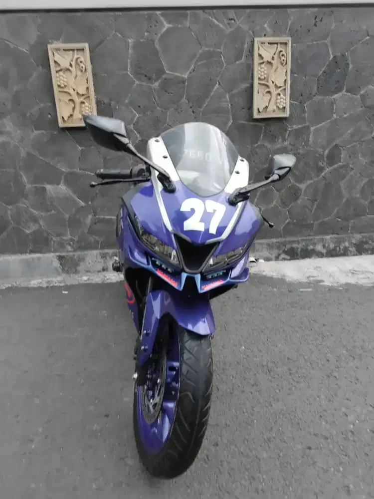 JUAL CEPET YAMAHA YZF R 15 V3 2017 KOMPLIT PAJAK ISI SIAP PAKE