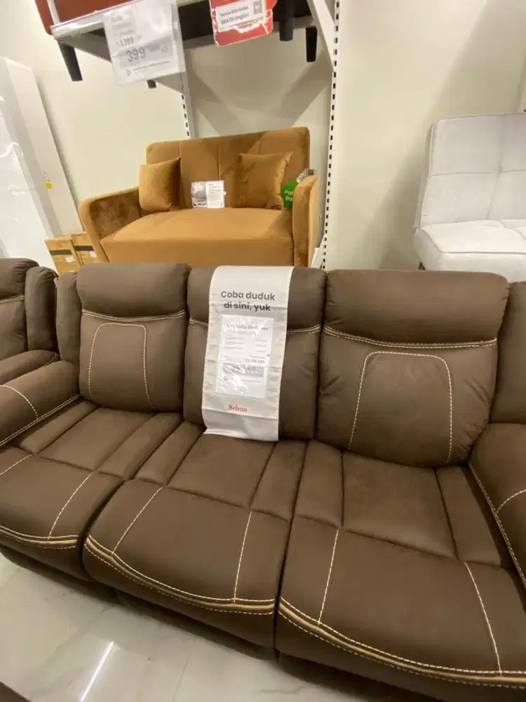 JUAL MURAH SOFA RECLINER SET WINCHESTER 3,2,1 SEATER SELMA CILEGON