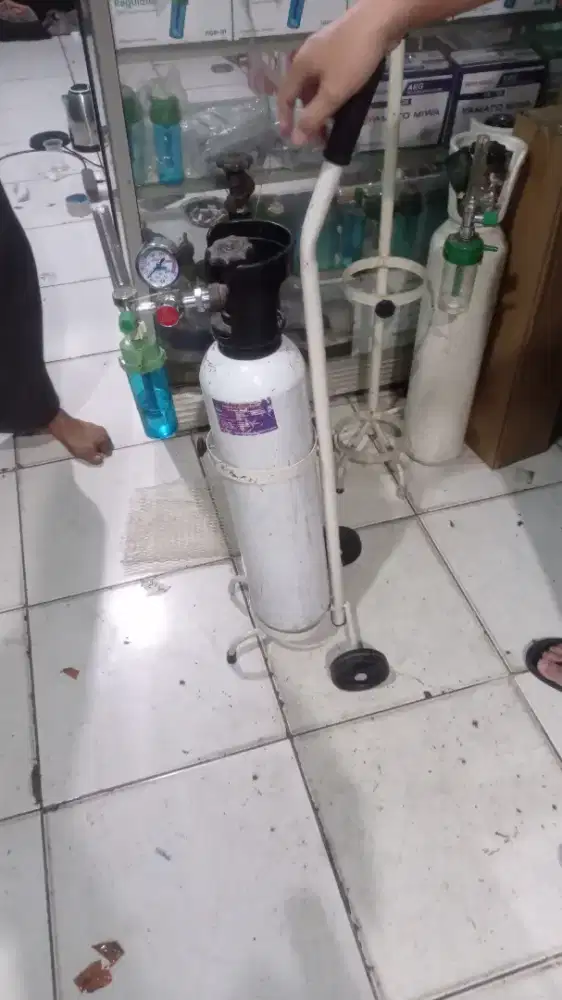Tabung oksigen masih bagus