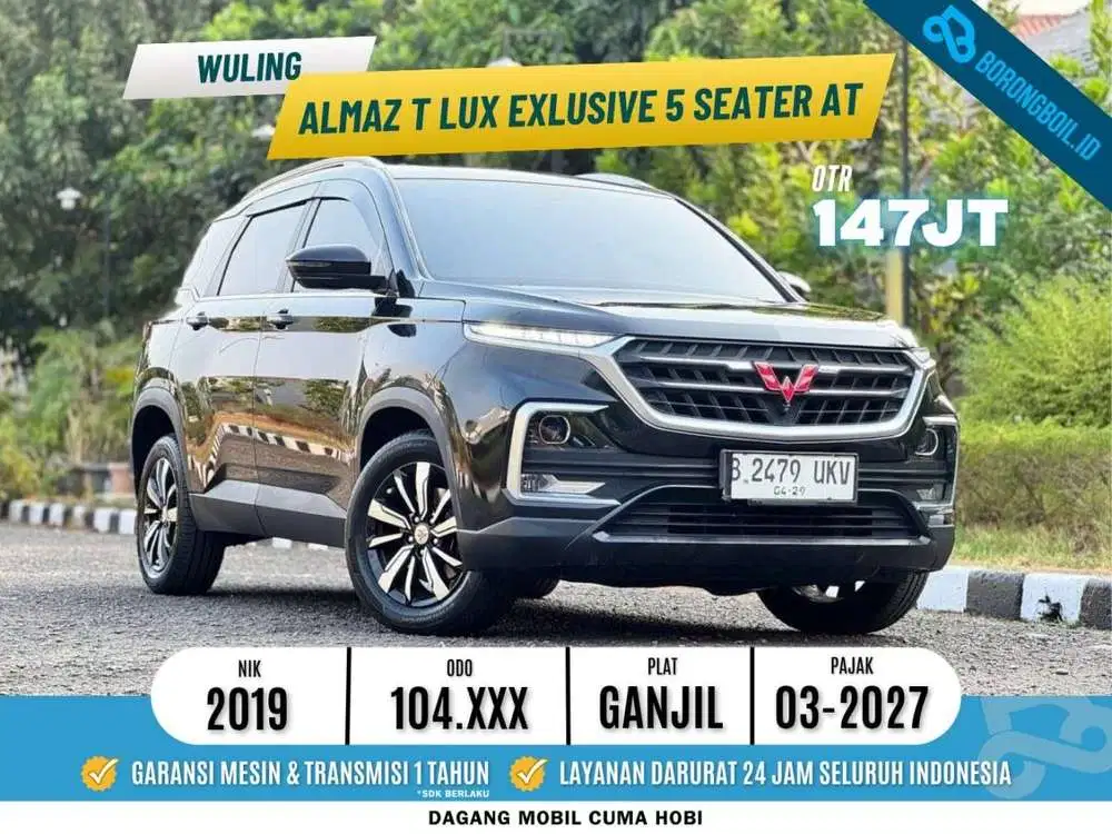 Wuling Almaz T Lux 5 Seater Hitam 2019