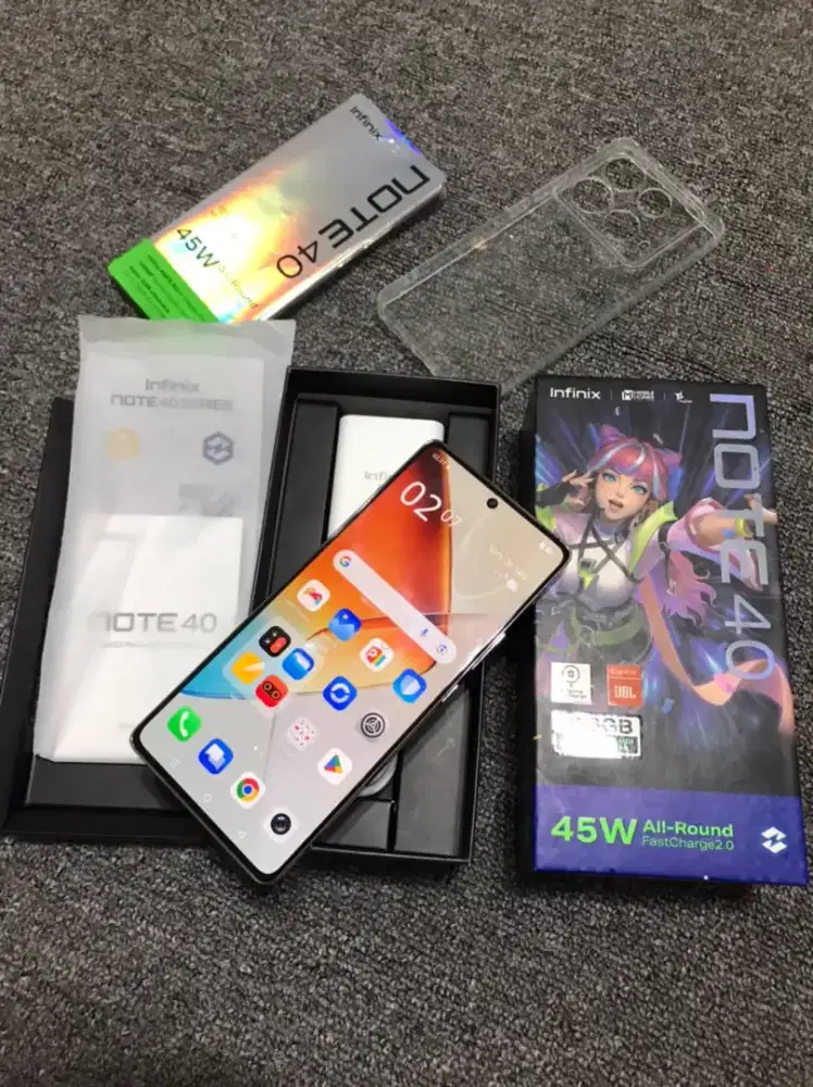 INFINIX NOTE 40 8/256 FULSHET ORI NO MINUS