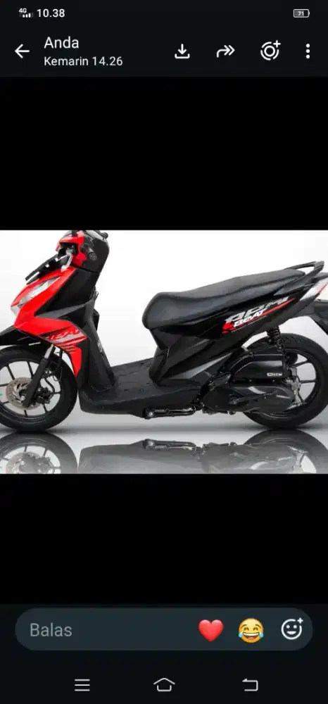 Beat THN 2022 mulus 90% kaya baru