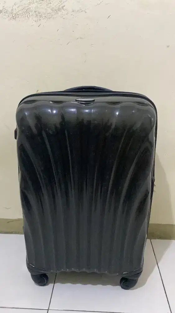 Koper Samsonite spinner cosmolite 100% original size medium ringan