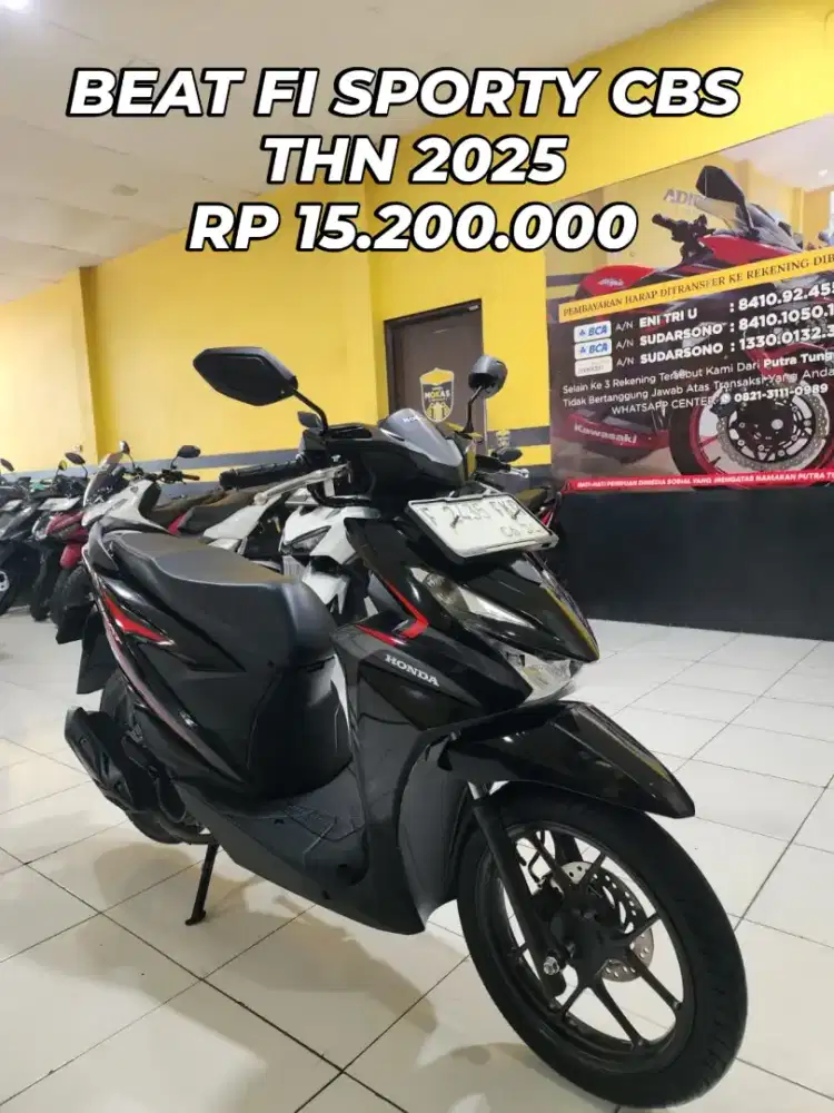 HONDA BEAT FI SPORTY CBS THN 2025