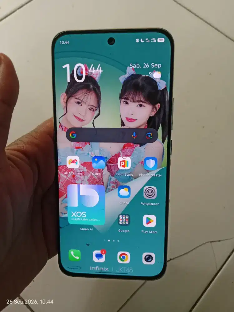Infinix hot 60 Pro plus 8/256gb Nfc layar lengkung amoled fullset