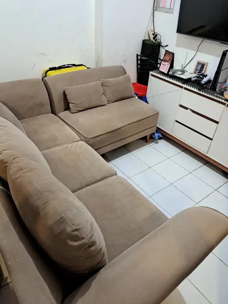 DIJUAL CEPAT SOFA L KONDISI SANGAT BAGUS