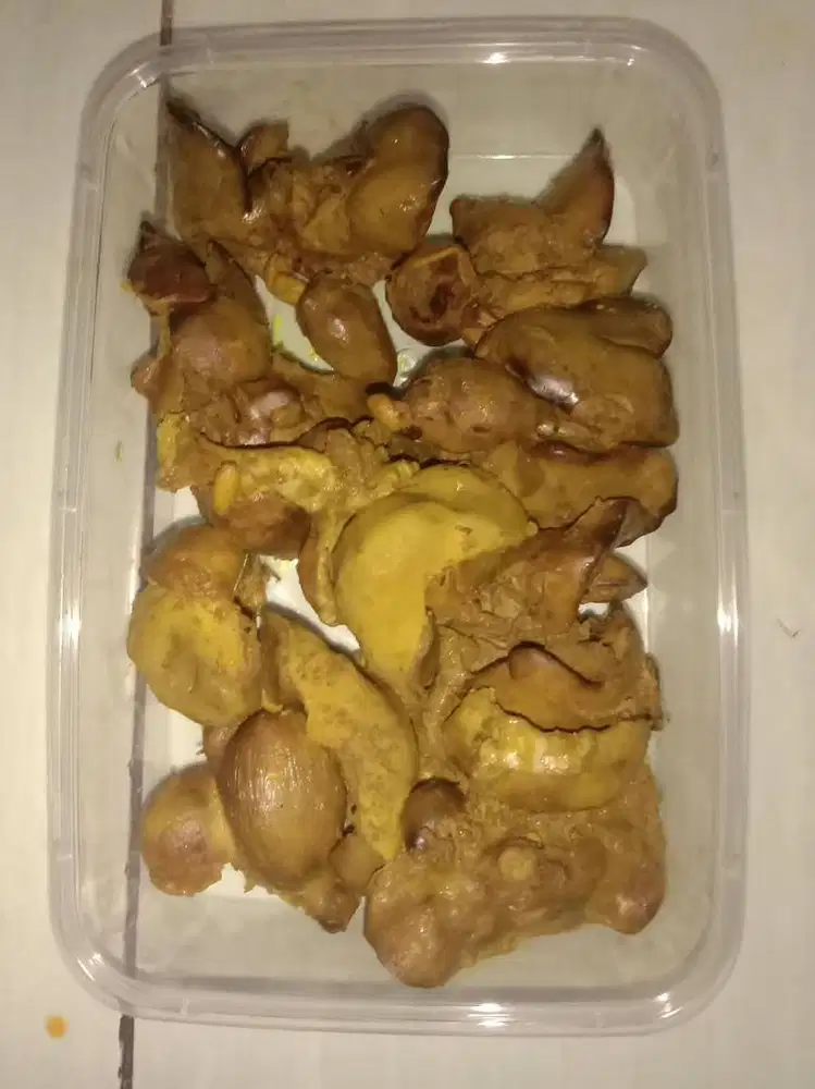 Ati Ampela Ayam isi 5 pasang + Sambal Goreng BAwang