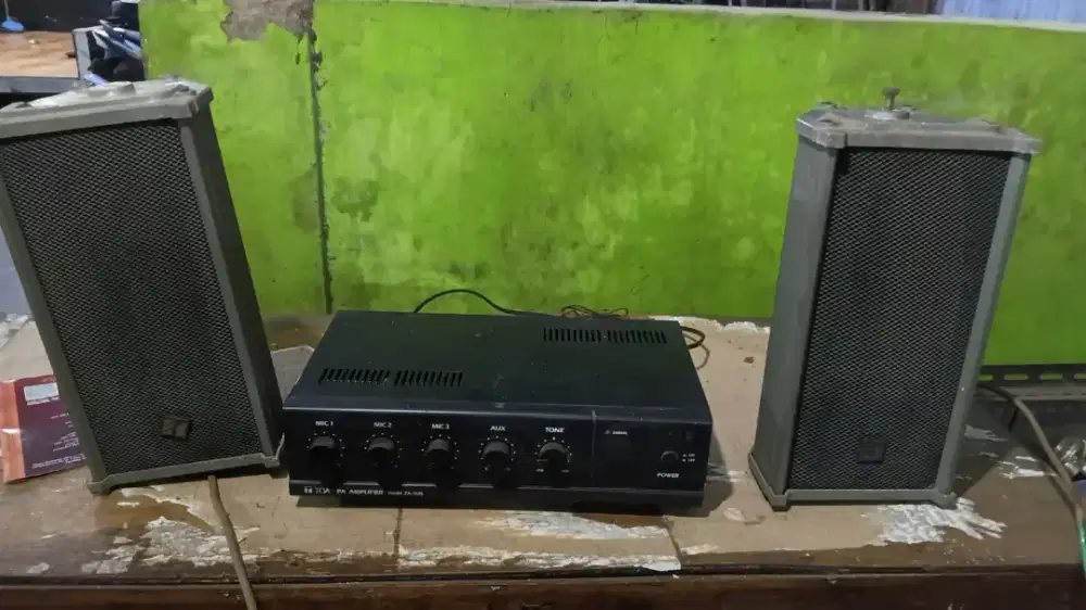 Power mixer Toa dan spiker