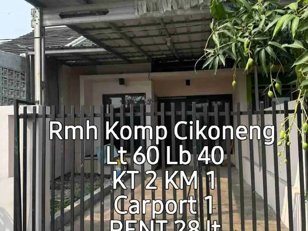 Rumah Komp Cikoneng dekat STT TELKOM
