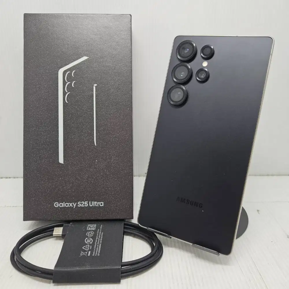 LIKE NEW!  SAMSUNG GALAXY S25 ULTRA TITANIUM BLACK 12/256 SEIN NO MINU