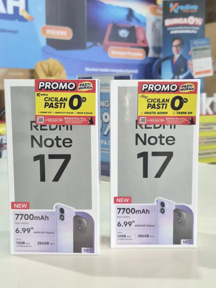 Promo kredit murah redmi note 17 bisa free 2X angsuran tanpa dp