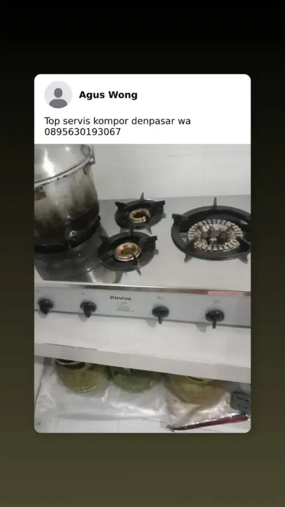 Servis kompor servis kompor