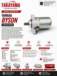 Dinamo Starter Yamaha Byson Merk Takayama