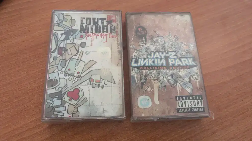 Casette Pita Kaset Fort Minor&Linkin Park Jay Z Collision Course