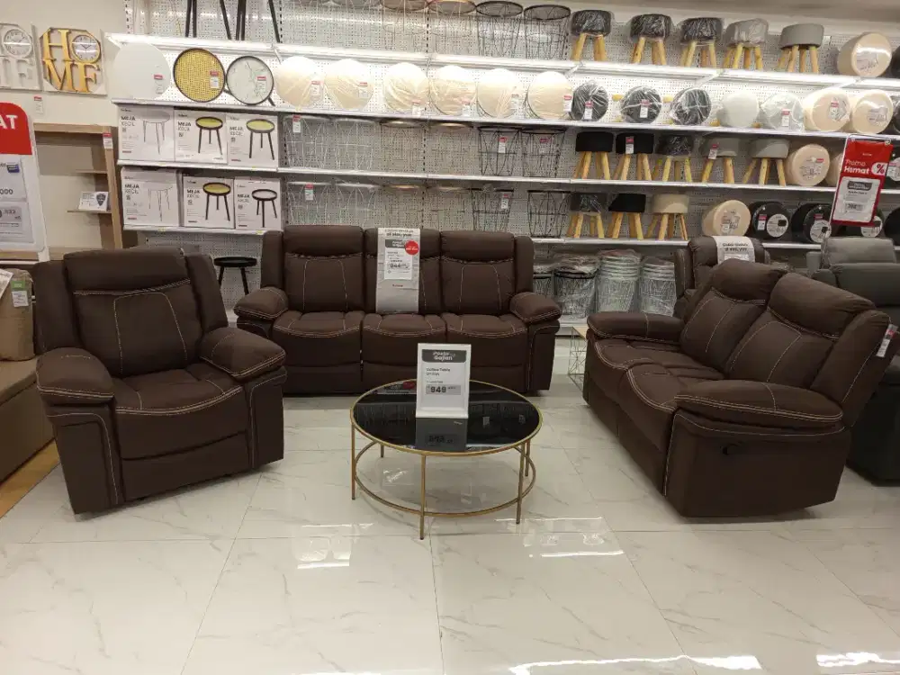 JUAL MURAH SOFA SET RECLINER CILEGON