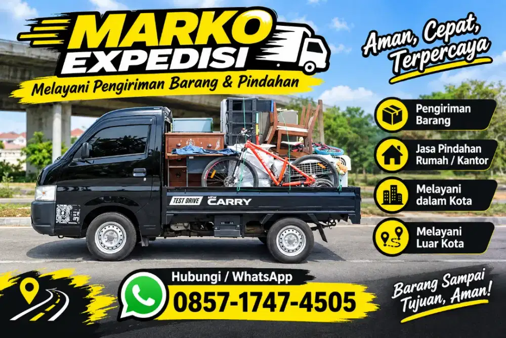 Melayani pengiriman, pindahan, dalam dan luar kota