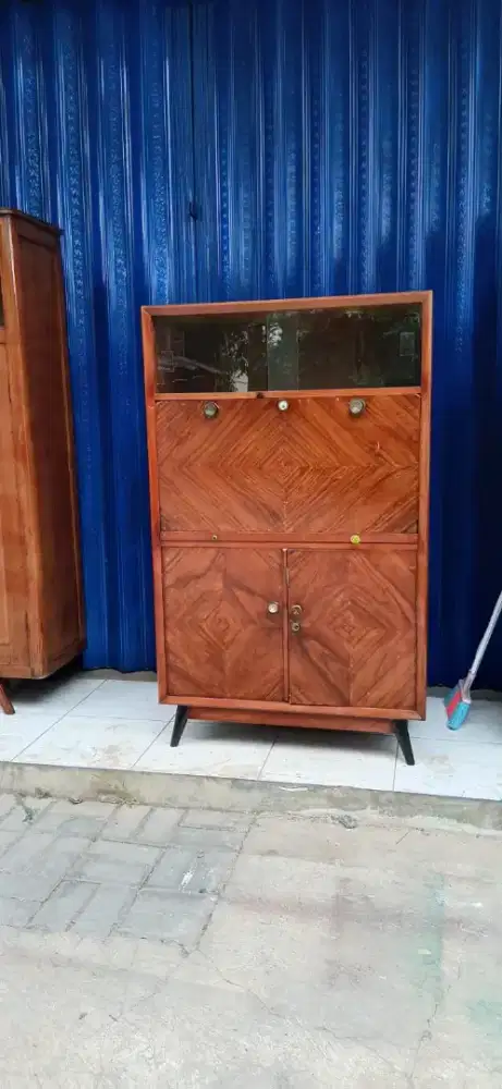 Meja belajar meja kerja tulis kaki jengki vintage