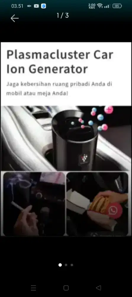 Pembersih ruangan sedot debu sharp