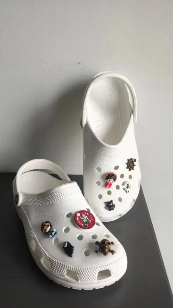 CROCS CLASSIC WHITE MULUS 1000% ORIGINAL