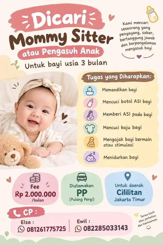 Mencari baby sitter