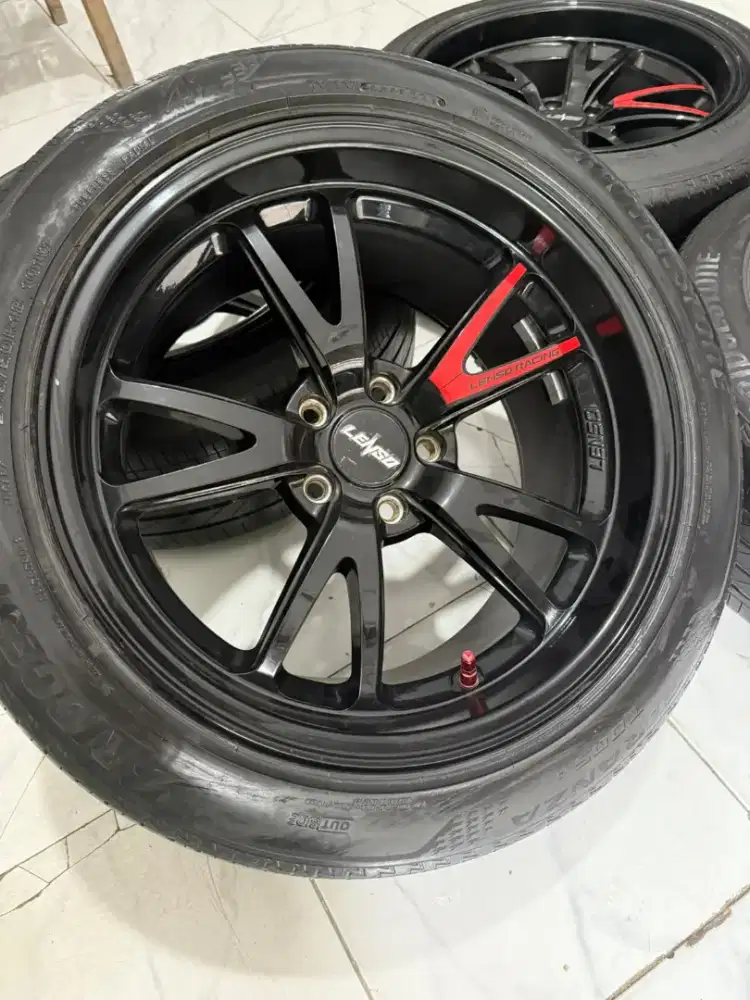 VELG ORI LENSO 95V R18X9,5J VCD 5X114 ET25 BAN BS TURANZA